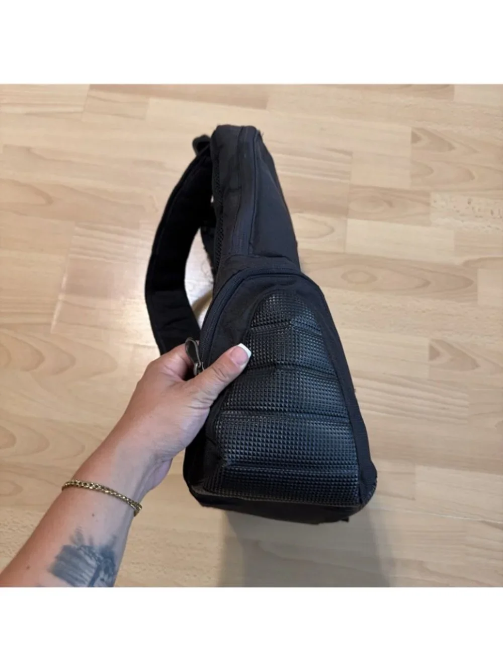 No Fear Commuter Motorcycle Black Backpack  Shield
